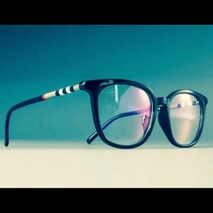 Luxury Non prescription glasses- black clear frames